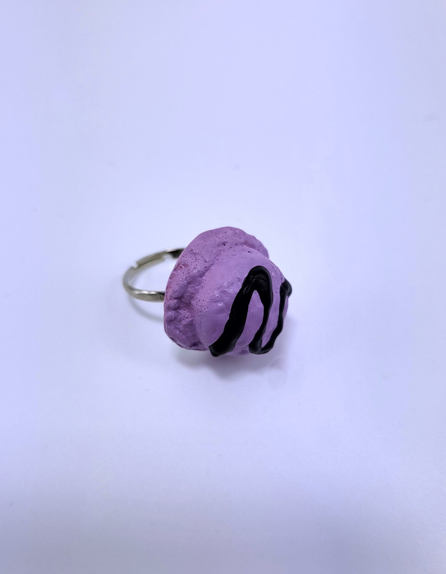 Purple and Black Ice Cream Ring