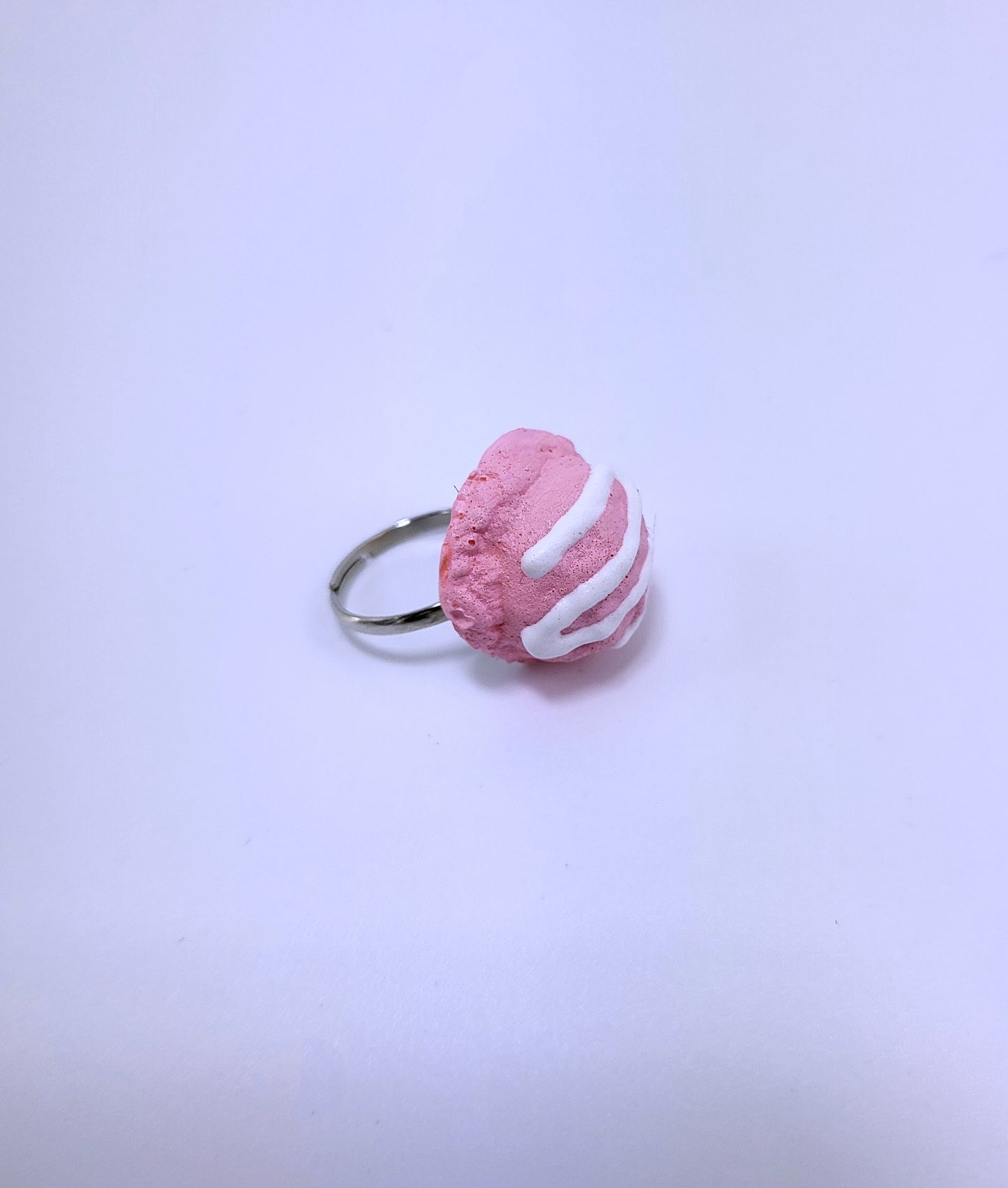 Pink and White Ice Cream Ring