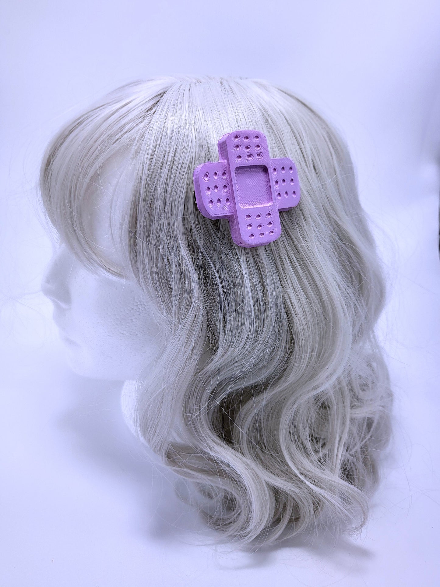 Purple Bandaid Hairclip