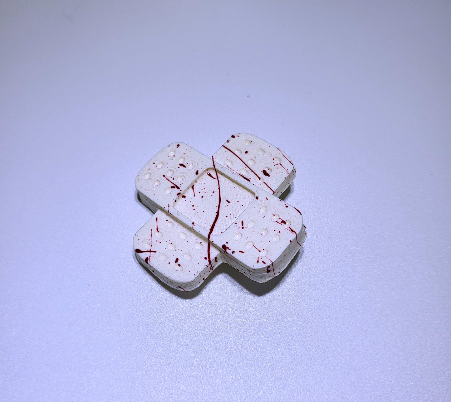 White Bloody Bandaid Hair Clip