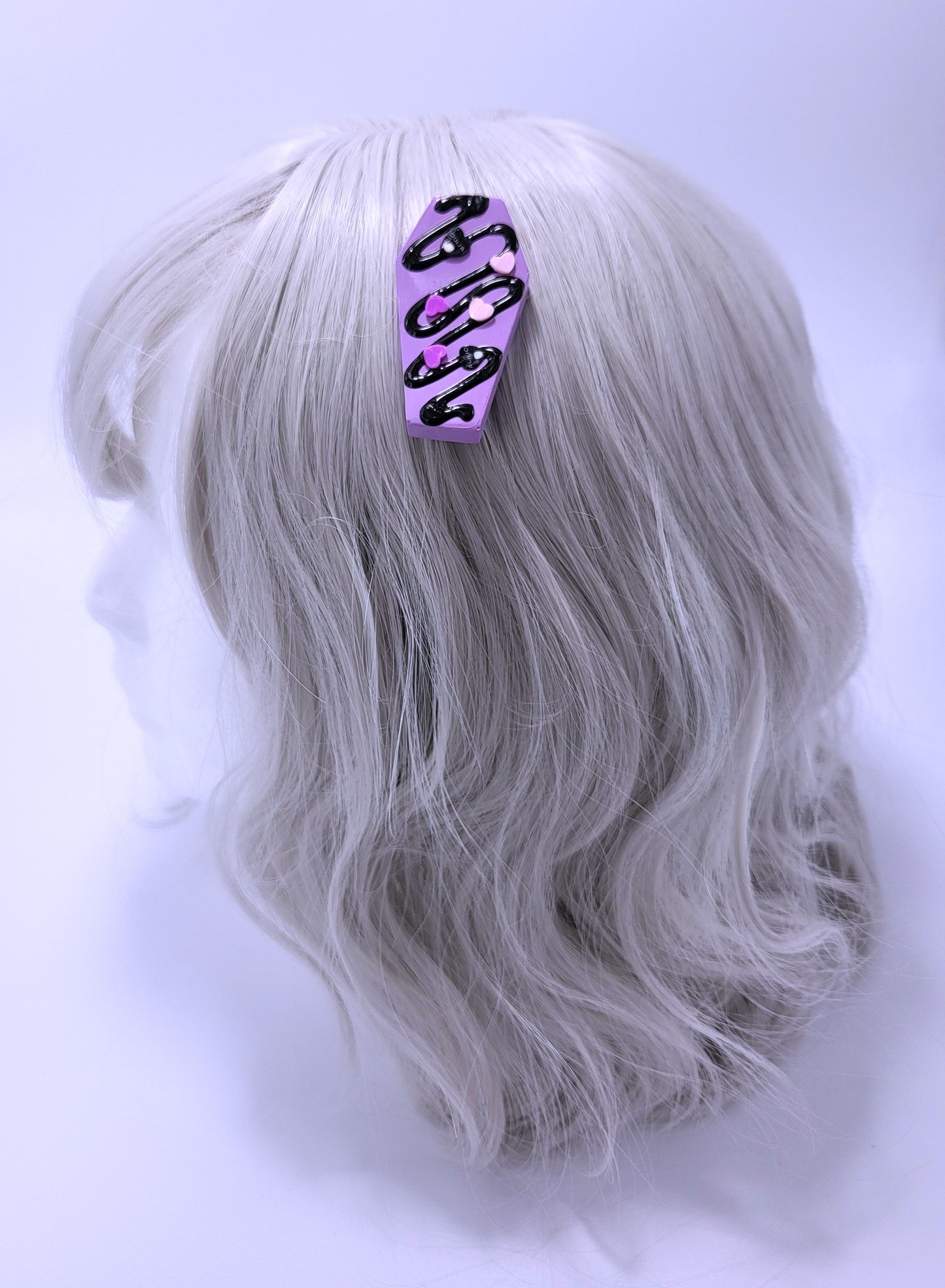 Purple Drizzle Coffin Clip