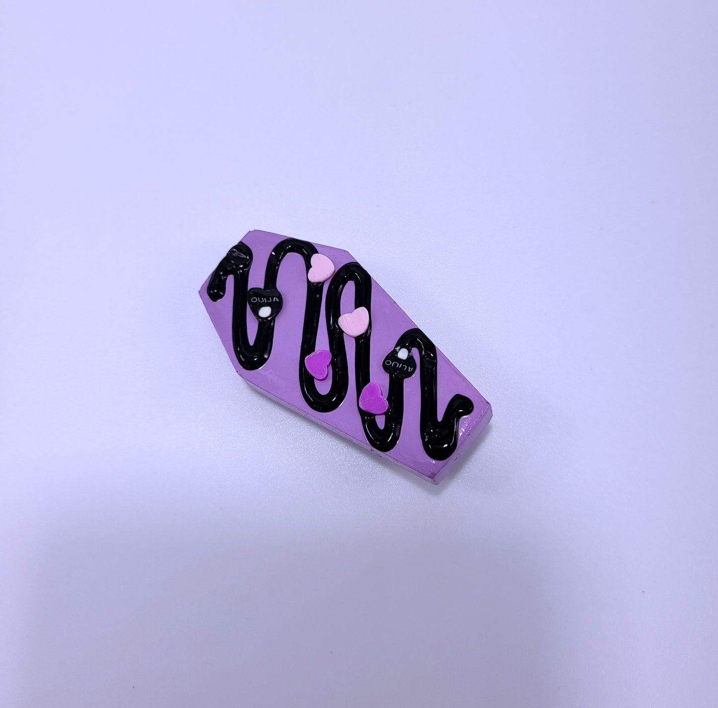 Purple Drizzle Coffin Clip