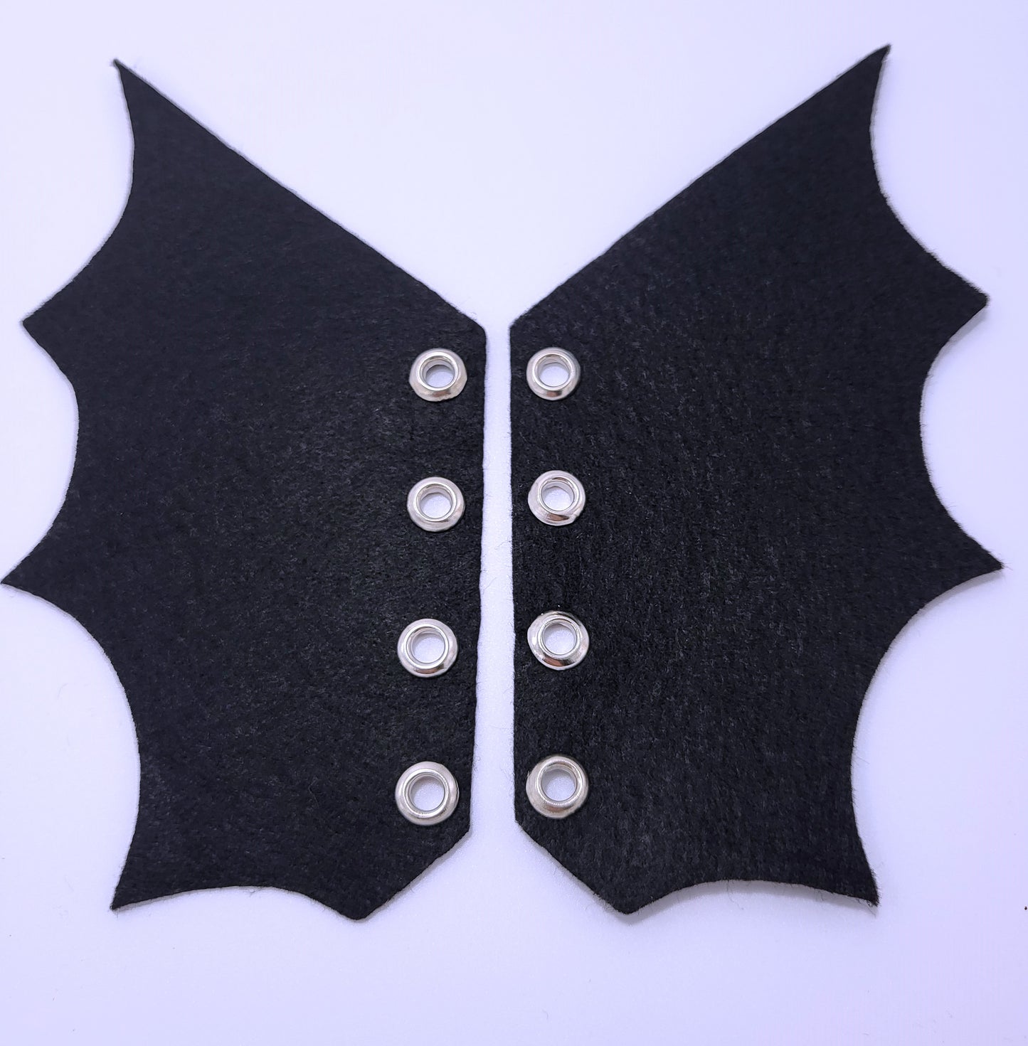 Black Bat Shoe Wings