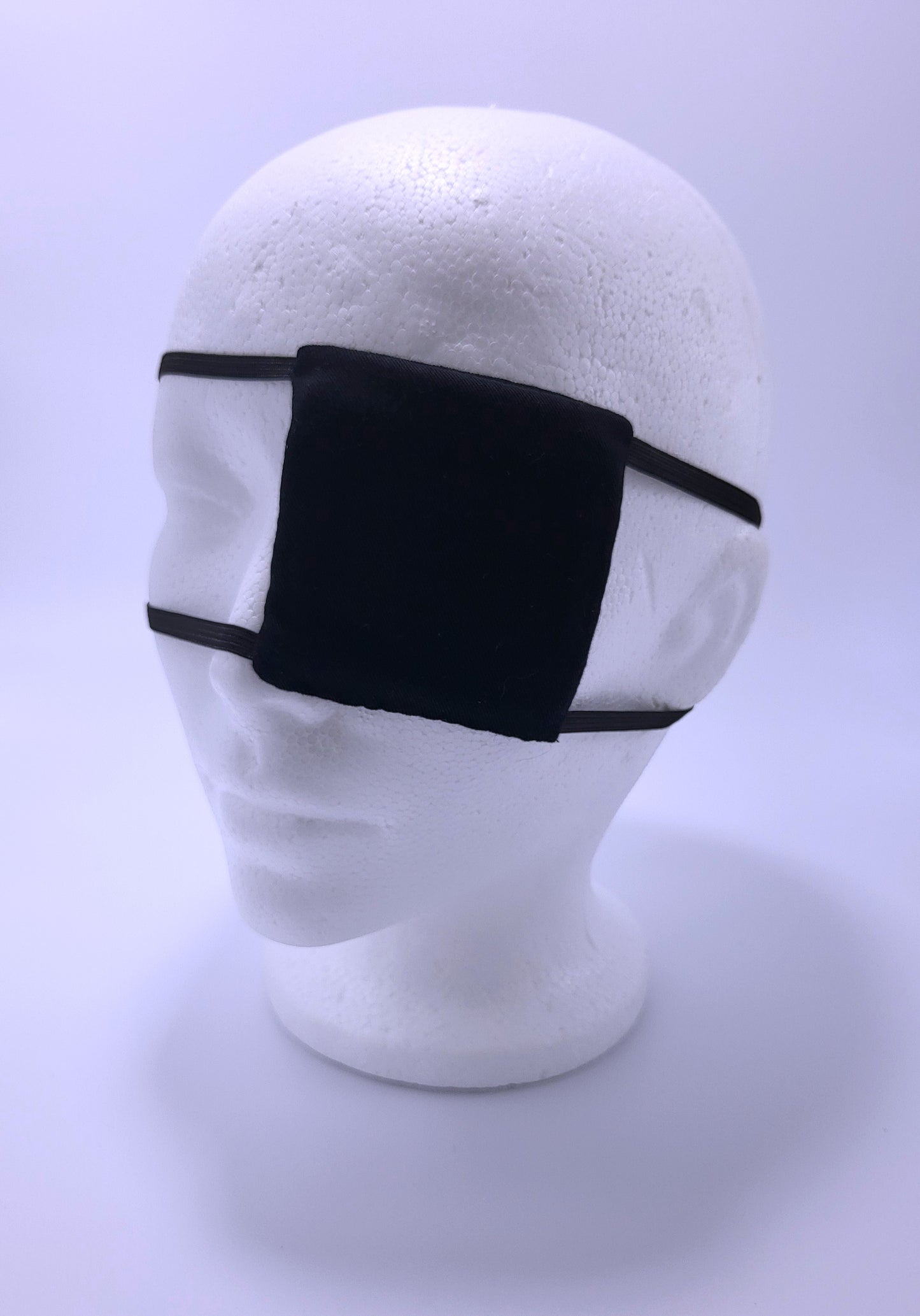 Black Square Medical Eyepatch