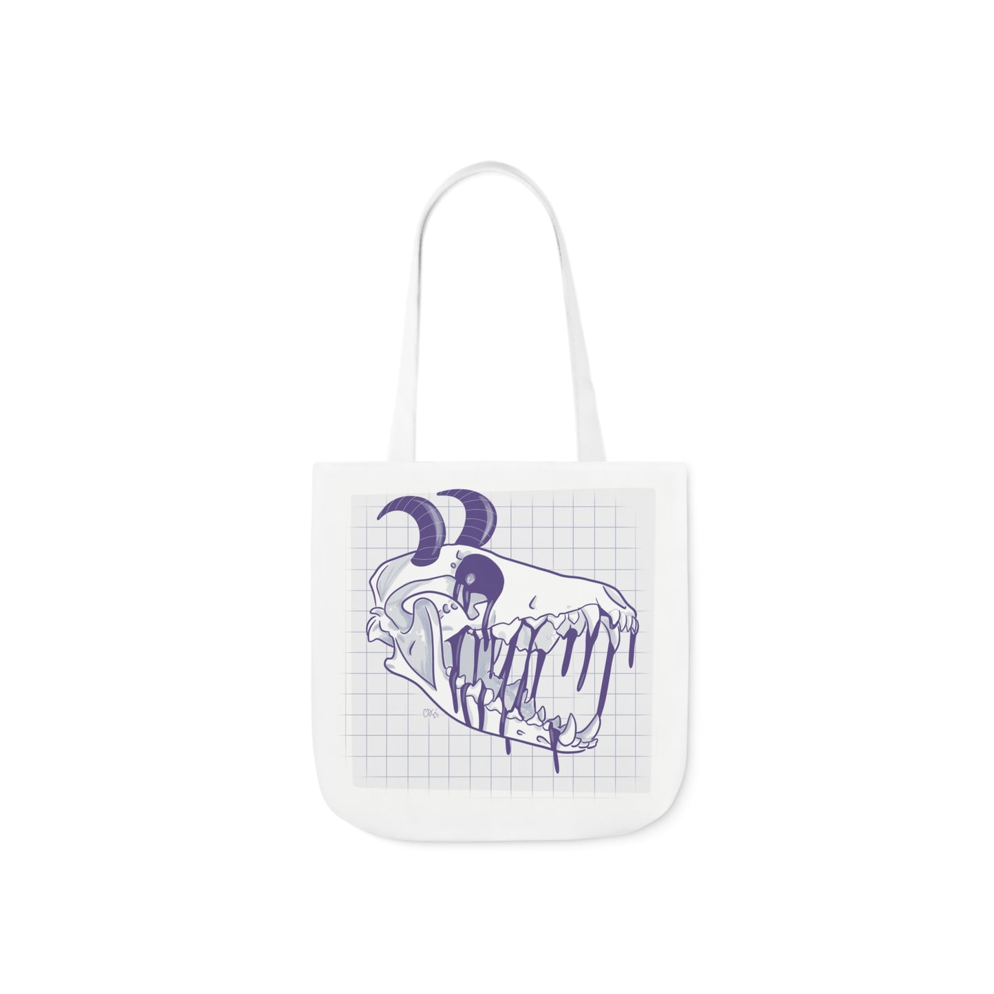 Melty Skull Tote Bag