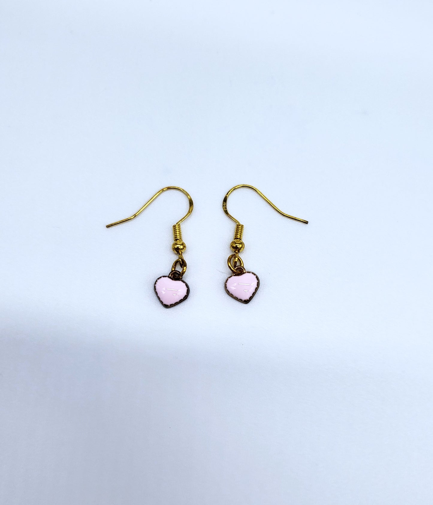 Pink Heart Earrings