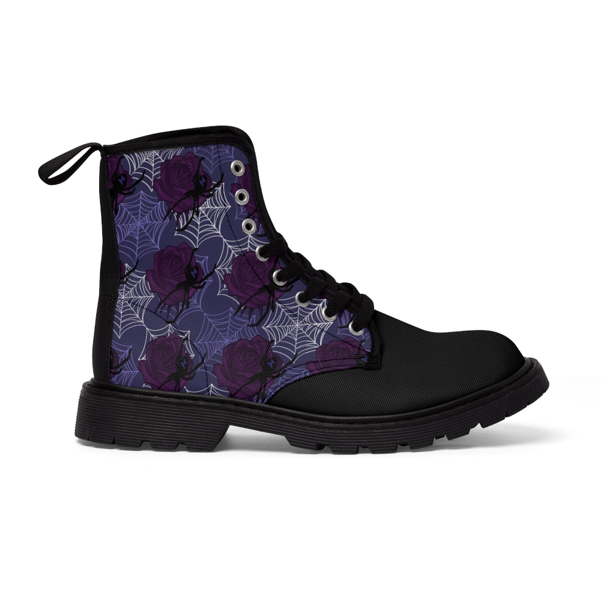 Men's Spiders and Roses Boots